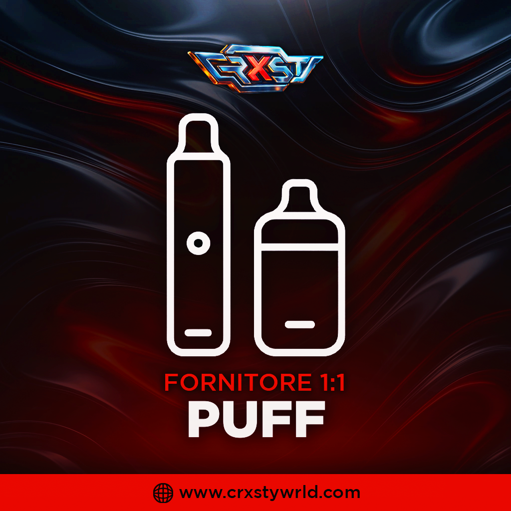 FORNITORE PUFF (2+ FORNITORI) - CrxstyWrld™ ⭐⭐⭐⭐⭐