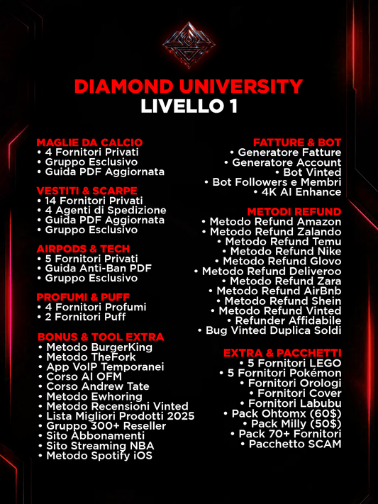 1 - ACCESSO DIAMOND UNIVERSITY - CrxstyWrld™ ⭐⭐⭐⭐⭐