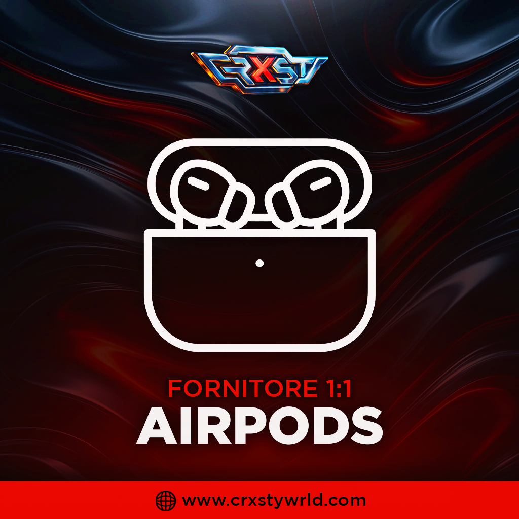 FORNITORE AIRPODS & TECH (4+ FORNITORI) - CrxstyWrld™ ⭐⭐⭐⭐⭐