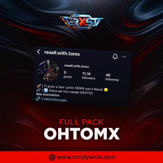 FULL PACK OHTOMX - CrxstyWrld™ ⭐⭐⭐⭐⭐